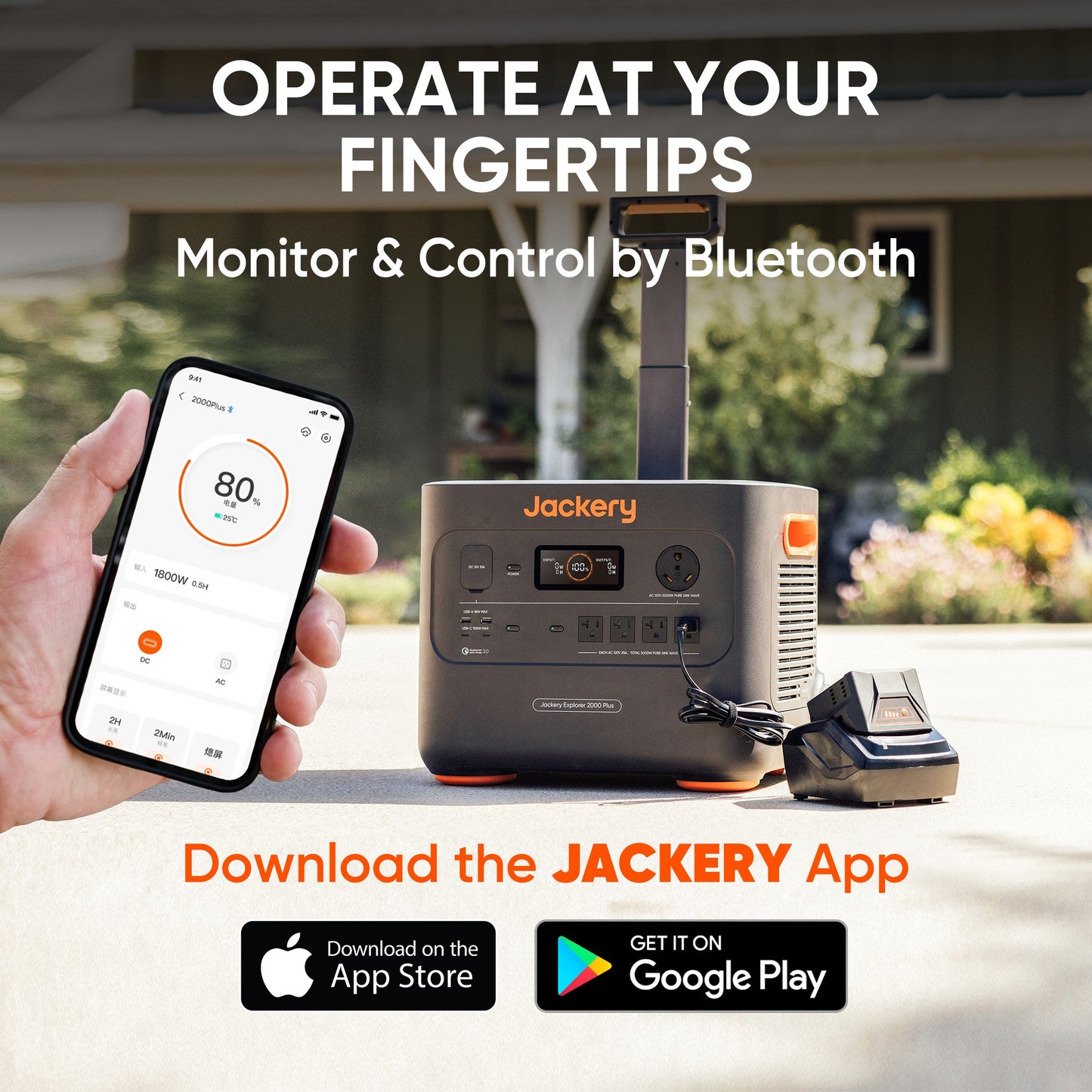 Jackery Solar Generator – Explorer 2000 Plus + SolarSaga 500W