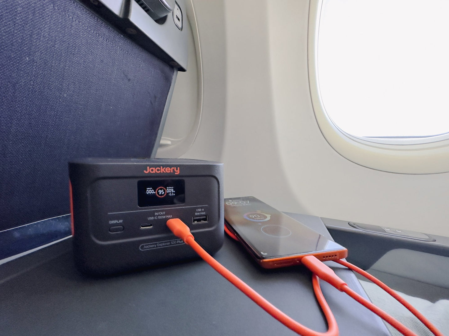 Jackery Explorer 100 Plus Portable Power Station with Carrying Bag