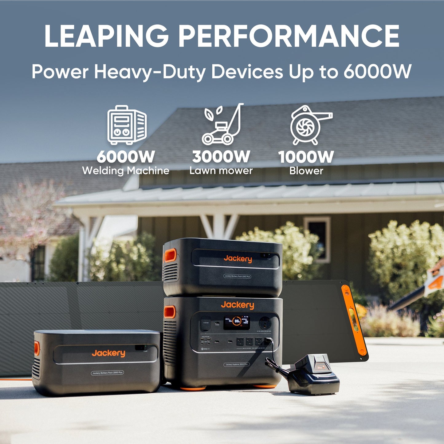 Jackery Solar Generator – Explorer 2000 Plus + SolarSaga 500W