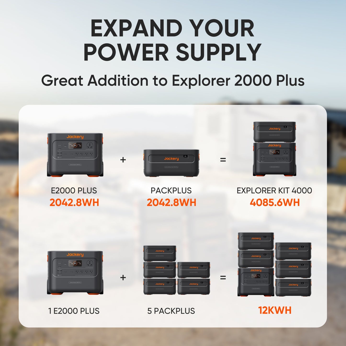 Jackery Battery Pack 2000 Plus (2042Wh) for Explorer 2000 Plus