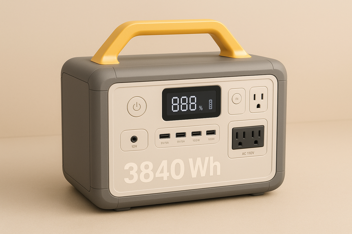 Smart Power F3800 Plus Portable Power Station, 3840Wh
