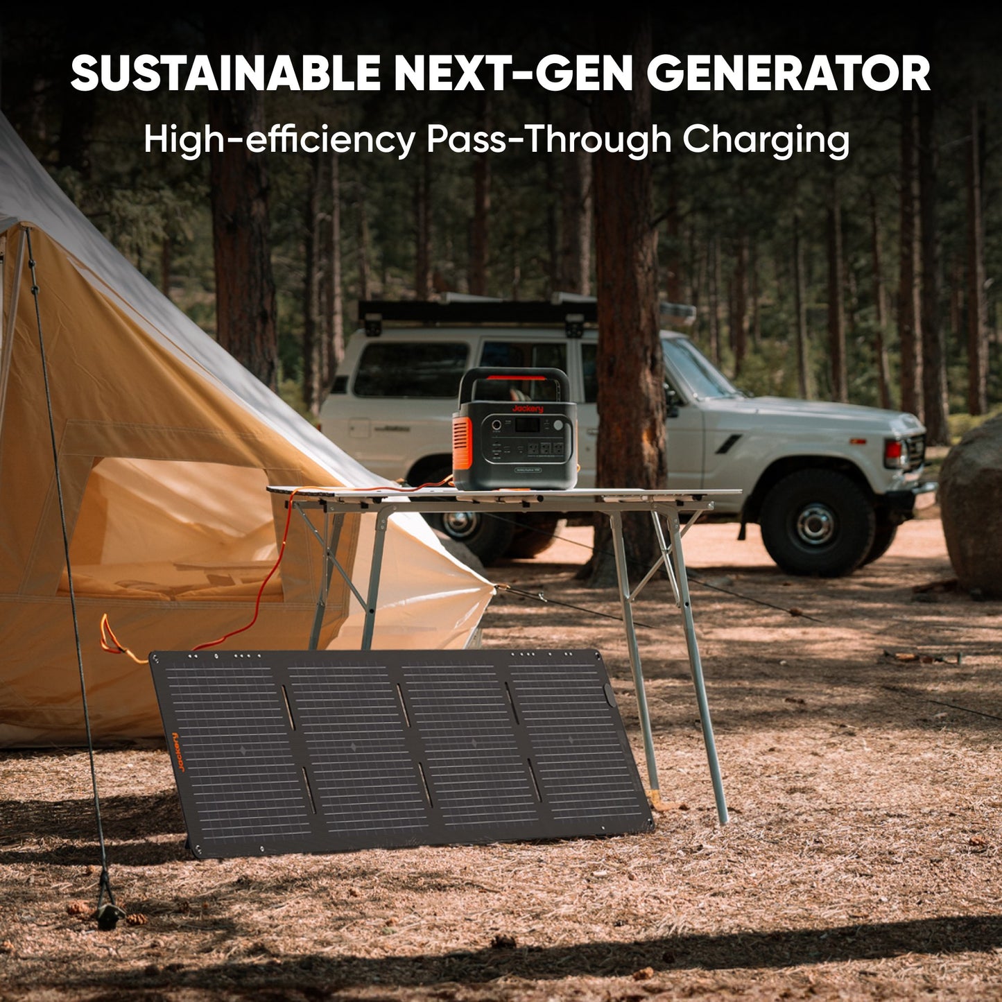 Jackery Solar Generator – Explorer 1000 v2 + SolarSaga 200W