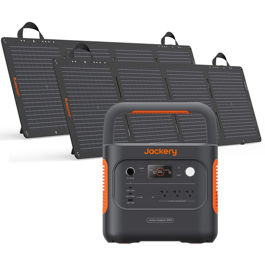 Jackery Solar Generator – Explorer 2000 v2 + SolarSaga 500W