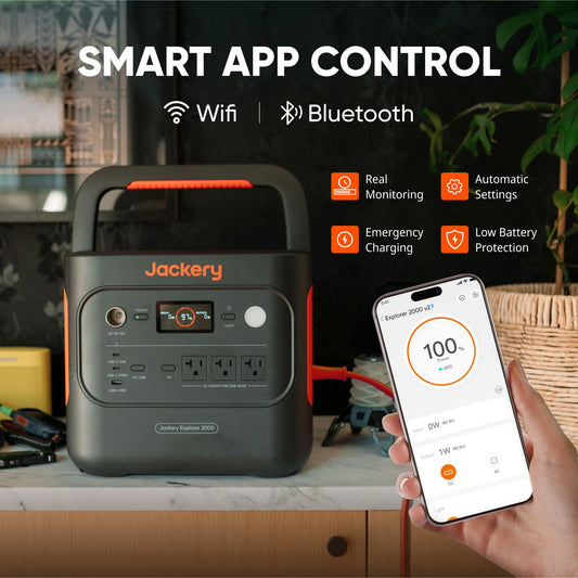 Jackery Solar Generator – Explorer 2000 v2 + SolarSaga 200W