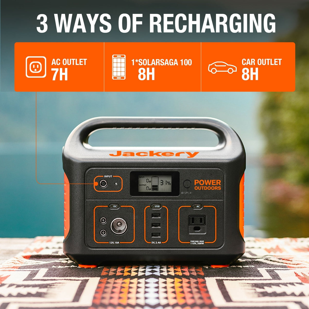 Jackery Explorer 500 Portable Power Station
