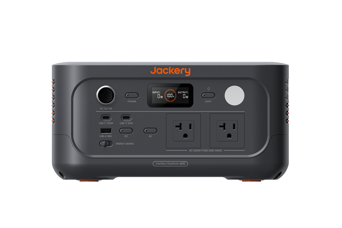 Jackery Solar Generator – Explorer 600 v2 + SolarSaga 100W Air