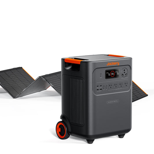 Jackery HomePower 3600 Plus Solar Generator + SolarSaga 200W × 2