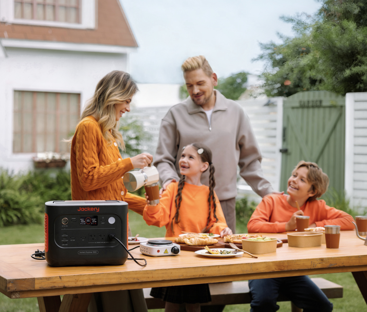Jackery Solar Generator – Explorer 1500 v2 + SolarSaga 100W Air × 2