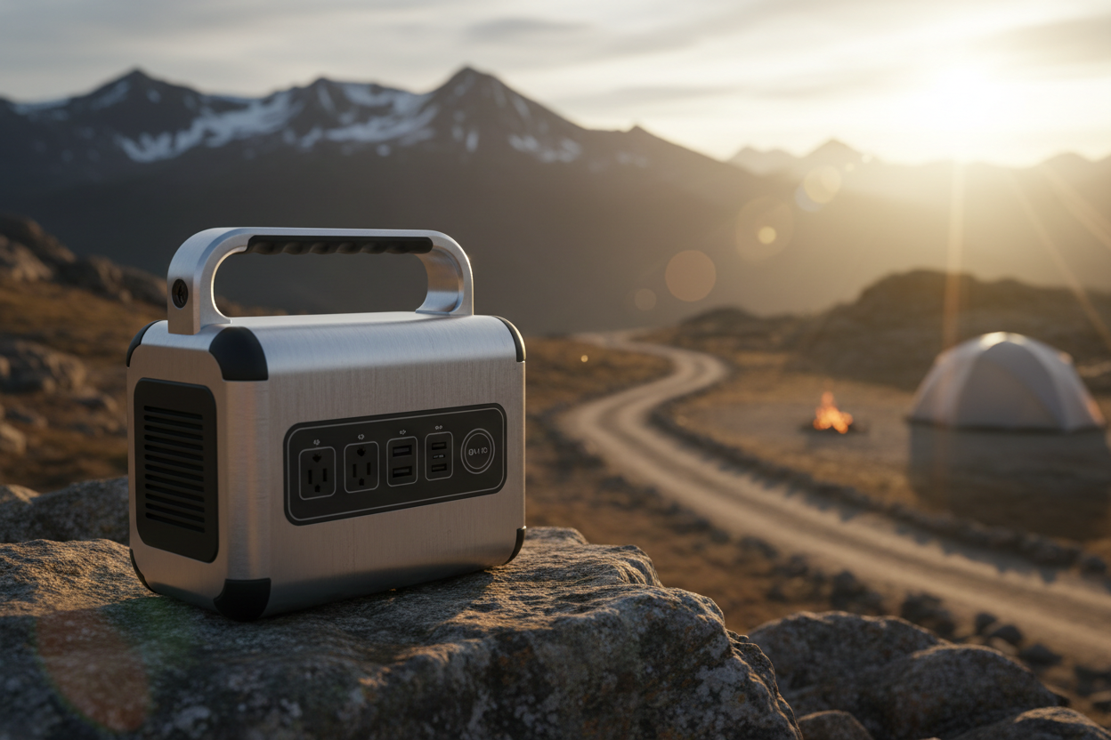 CTA image to drive people to buy our consumer portal electric power stations. No text on image.